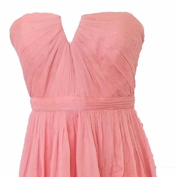 J CREW Dusty Rose Chifon Dress - Picture 1 of 6